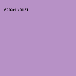 b791c6 - African Violet color image preview