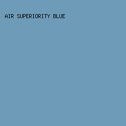 6E9CB8 - Air Superiority Blue color image preview