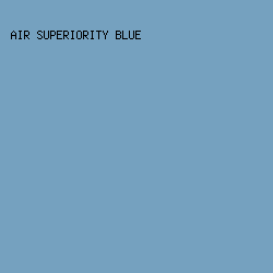 75A1BF - Air Superiority Blue color image preview