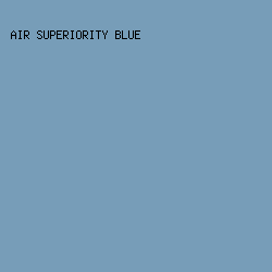 779DB8 - Air Superiority Blue color image preview