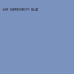7A92BE - Air Superiority Blue color image preview