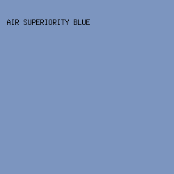 7C95BF - Air Superiority Blue color image preview