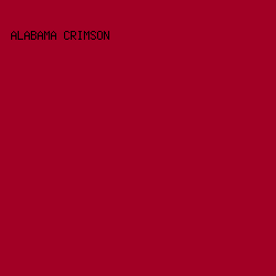 A20025 - Alabama Crimson color image preview