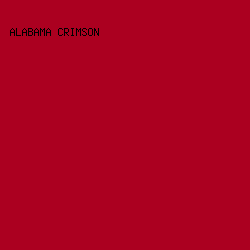 AB0020 - Alabama Crimson color image preview