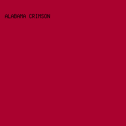 aa022f - Alabama Crimson color image preview
