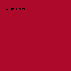 ad0a2b - Alabama Crimson color image preview