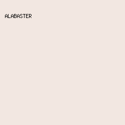 F2E7E1 - Alabaster color image preview