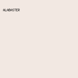 f2e8e2 - Alabaster color image preview