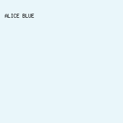 E9F6FA - Alice Blue color image preview