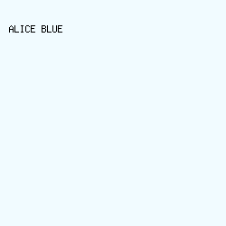 f1fbff - Alice Blue color image preview