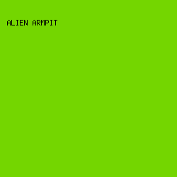 74d600 - Alien Armpit color image preview