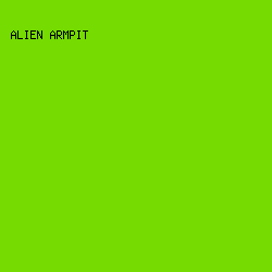 75db00 - Alien Armpit color image preview