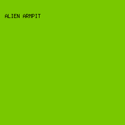 79C800 - Alien Armpit color image preview