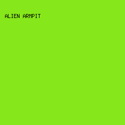 86E71A - Alien Armpit color image preview