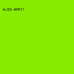87ec00 - Alien Armpit color image preview