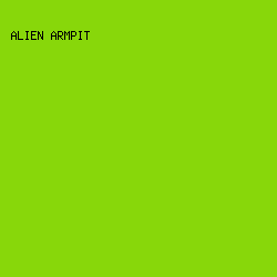 88D70A - Alien Armpit color image preview