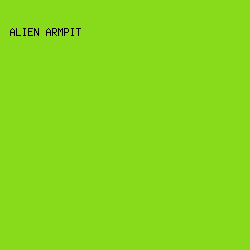 88DB1A - Alien Armpit color image preview
