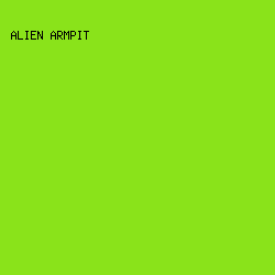 8AE31A - Alien Armpit color image preview