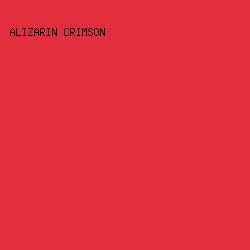 E32E3D - Alizarin Crimson color image preview