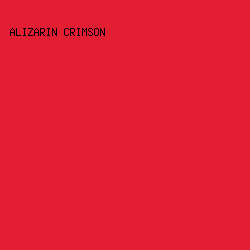 e31e33 - Alizarin Crimson color image preview