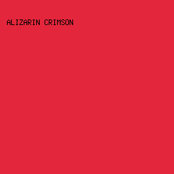 e3263b - Alizarin Crimson color image preview