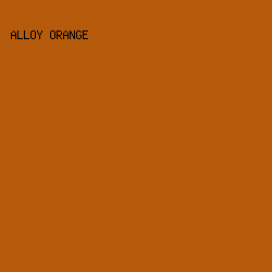 B65B0C - Alloy Orange color image preview