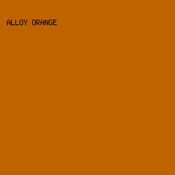 bf6300 - Alloy Orange color image preview