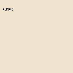 F0E4CE - Almond color image preview
