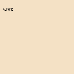 F4E1C5 - Almond color image preview