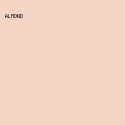 F5D6C4 - Almond color image preview