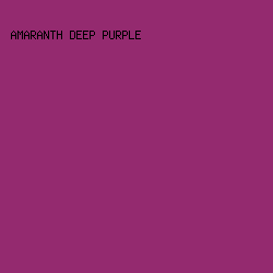 942A6F - Amaranth Deep Purple color image preview