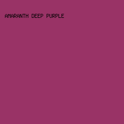 993366 - Amaranth Deep Purple color image preview
