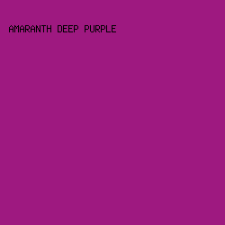 9E1980 - Amaranth Deep Purple color image preview