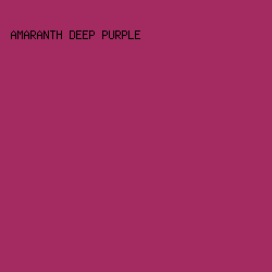 A42B61 - Amaranth Deep Purple color image preview