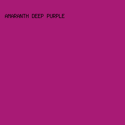 A81A75 - Amaranth Deep Purple color image preview