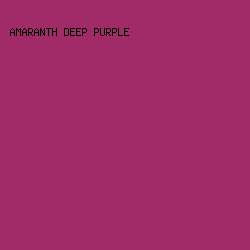 a02b68 - Amaranth Deep Purple color image preview