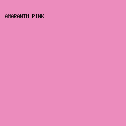 EC8CBD - Amaranth Pink color image preview