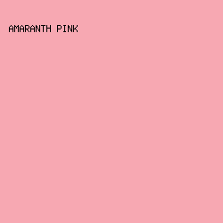 F7A8B2 - Amaranth Pink color image preview
