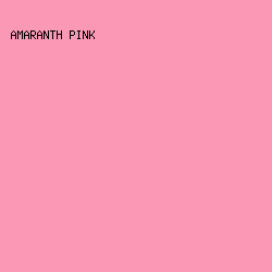 FA98B6 - Amaranth Pink color image preview
