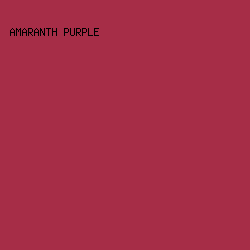 A62D47 - Amaranth Purple color image preview
