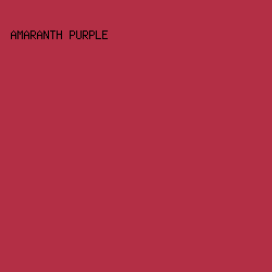 B32F45 - Amaranth Purple color image preview