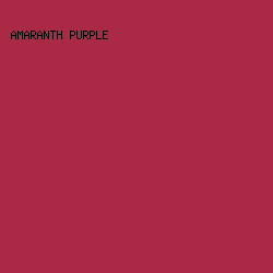 aa2a46 - Amaranth Purple color image preview