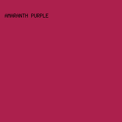 ac204d - Amaranth Purple color image preview