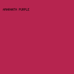 b6244f - Amaranth Purple color image preview