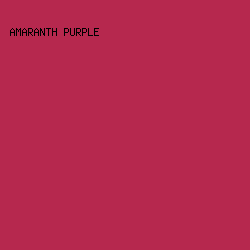 b6284e - Amaranth Purple color image preview