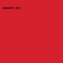 D5212E - Amaranth Red color image preview
