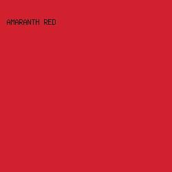 d2212e - Amaranth Red color image preview