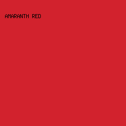 d2222d - Amaranth Red color image preview