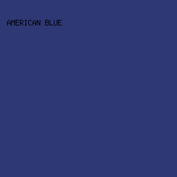 2e3874 - American Blue color image preview