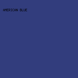 323d7d - American Blue color image preview
